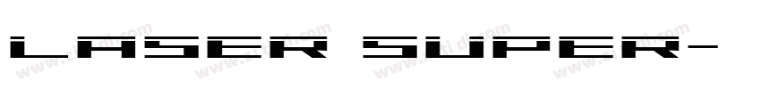 Laser Super字体转换